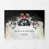 Halloween Elegant Roos - DETAILS & MENU RSVP (Cover)