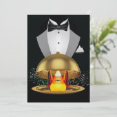 Halloween Elegant Uitnodiging - SRF (Staand voorkant)