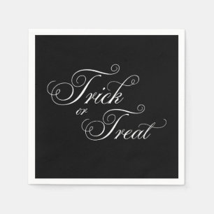 Halloween Elegante TRICK OR TREAT Feestservetten Servet