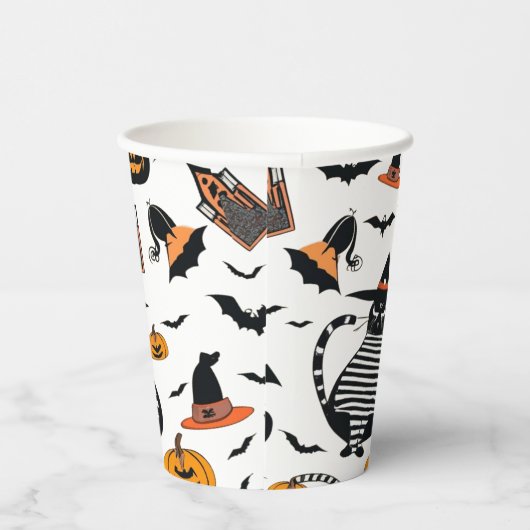 Halloween elementen papieren bekers (Rechts)
