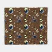 Halloween Elements Fleece Deken (Voorkant (Horizontaal))