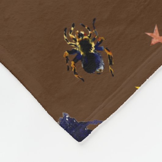 Halloween Elements Fleece Deken (Hoek)