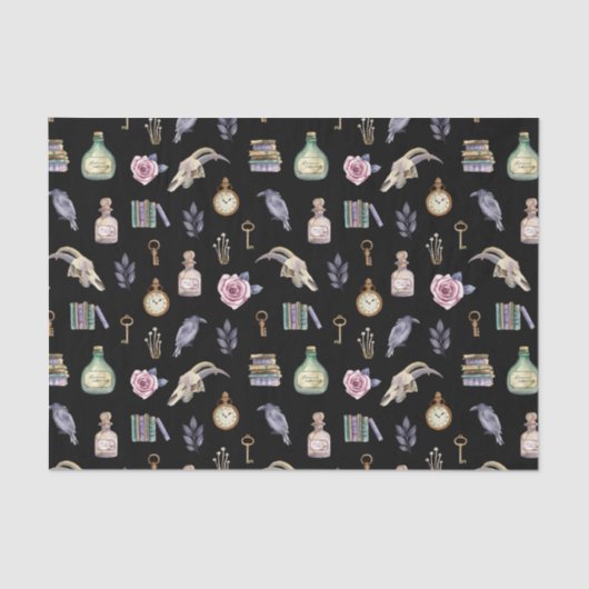 Halloween Elements Patroonpapier Tissuepapier (Voorkant)