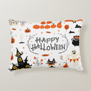 Halloween Elements Set Design Accent Kussen