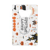 Halloween Elements  Set Design Creditkaart Flessenopener (Achterkant)