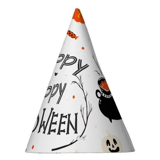 Halloween Elements Set Design Feesthoedjes (Rechts)