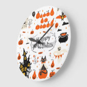 Halloween Elements Set Design Grote Klok (Hoek)