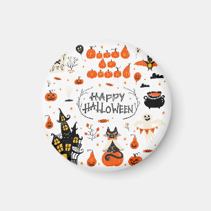 Halloween Elements  Set Design Magneet