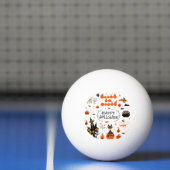 Halloween Elements Set Design Pingpongbal (Net)
