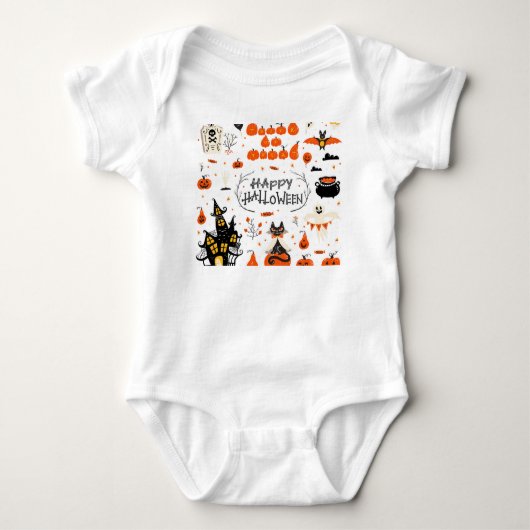 Halloween Elements Set Design Romper (Voorkant)