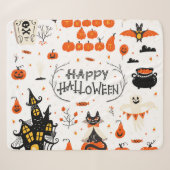 Halloween Elements  Set Design Sherpa Deken (Voorkant (horizontaal))