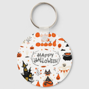 Halloween Elements  Set Design Sleutelhanger