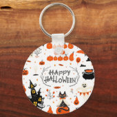 Halloween Elements  Set Design Sleutelhanger (Achterkant)
