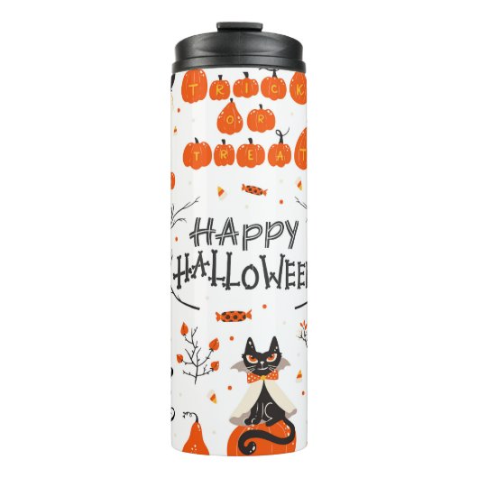 Halloween Elements Set Design Thermosbeker (Voorkant)