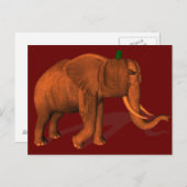 Halloween Elephant Briefkaart (Voorkant / Achterkant)