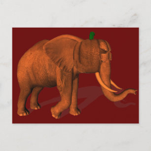 Halloween Elephant Briefkaart