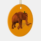 Halloween Elephant Keramisch Ornament (Rechts)
