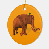 Halloween Elephant Keramisch Ornament (Links)
