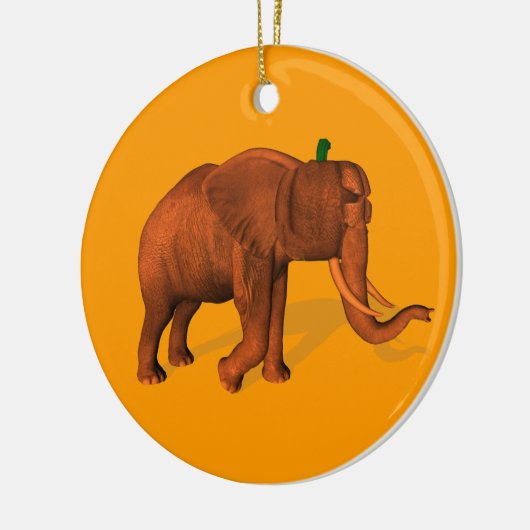 Halloween Elephant Keramisch Ornament (Links)