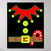 Halloween Elf Costume For Kids Men &amp; Women  Poster (Voorkant)
