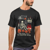 Halloween Elk huis waar ik woon is een gehakt huis T-shirt (Voorkant)