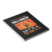 Halloween Elke dag is een halloween Notitieblok (Schuin)