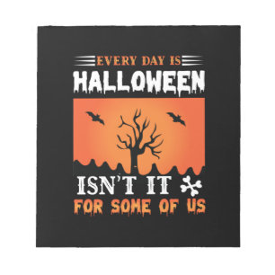 Halloween Elke dag is een halloween Notitieblok
