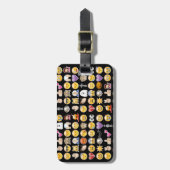 halloween emoji bagagelabel (Voorkant verticaal)