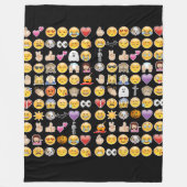 halloween emoji blanket fleece deken (Voorkant)