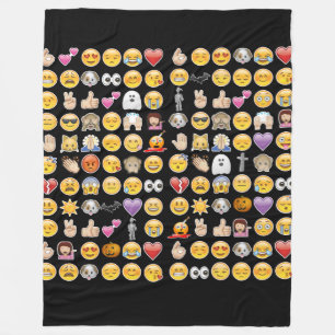 halloween emoji blanket fleece deken