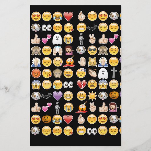 halloween emoji briefpapier (Voorkant)