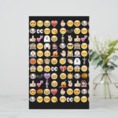 halloween emoji briefpapier (Staand voorkant)