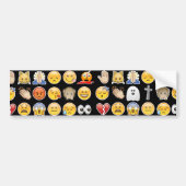 halloween emoji bumpersticker (Voorkant)