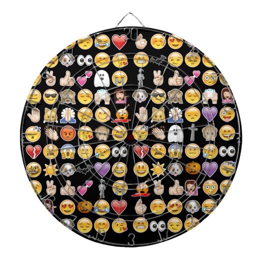 halloween emoji dartbord (Voorkant)