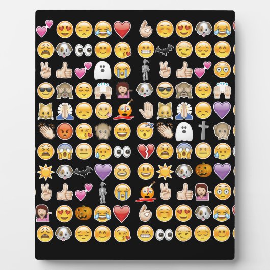 halloween emoji fotoplaat (Voorkant)