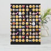 halloween emoji kaart (Staand voorkant)