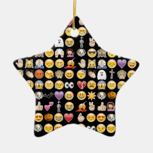halloween emoji keramisch ornament