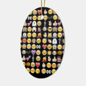 halloween emoji keramisch ornament (Links)