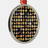 halloween emoji metalen ornament (Rechts)
