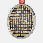 halloween emoji metalen ornament (Links)