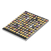 halloween emoji notitieblok (Linkerzijde)