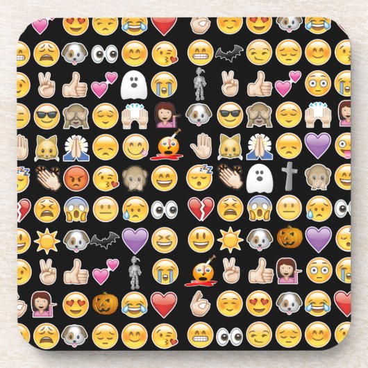 halloween emoji onderzetter (Voorkant)