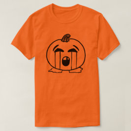 Halloween emoji shirt pompoen huilend emoji kostuu