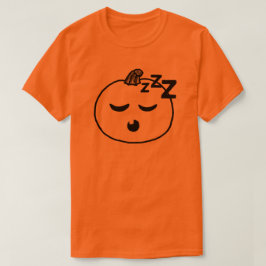 Halloween emoji shirt pompoen slaperige emoji lera