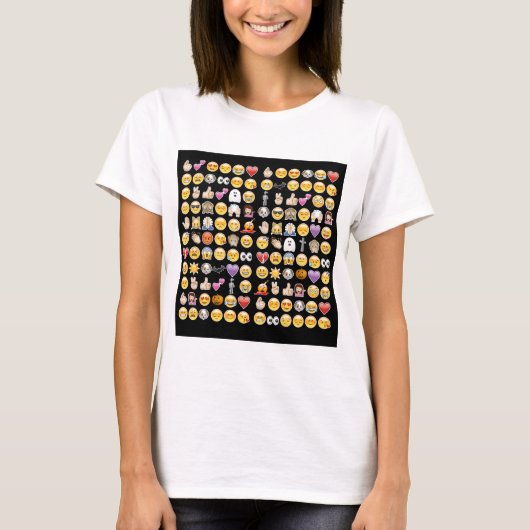 halloween emoji t-shirt (Voorkant)