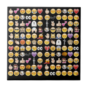 halloween emoji tegeltje