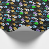 halloween emojis cadeaupapier (Hoek)