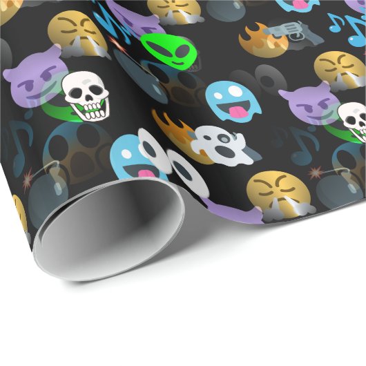 halloween emojis cadeaupapier (Rol Hoek)