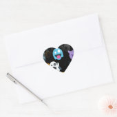 halloween emojis hart sticker (Envelop)
