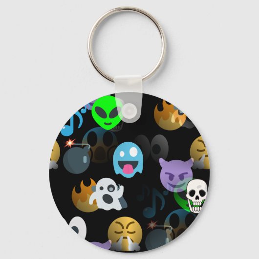 halloween emojis sleutelhanger (Voorkant)